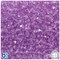BeadTin Light Amethyst Transparent 6mm Faceted Round Plastic Craft Beads (600pcs)